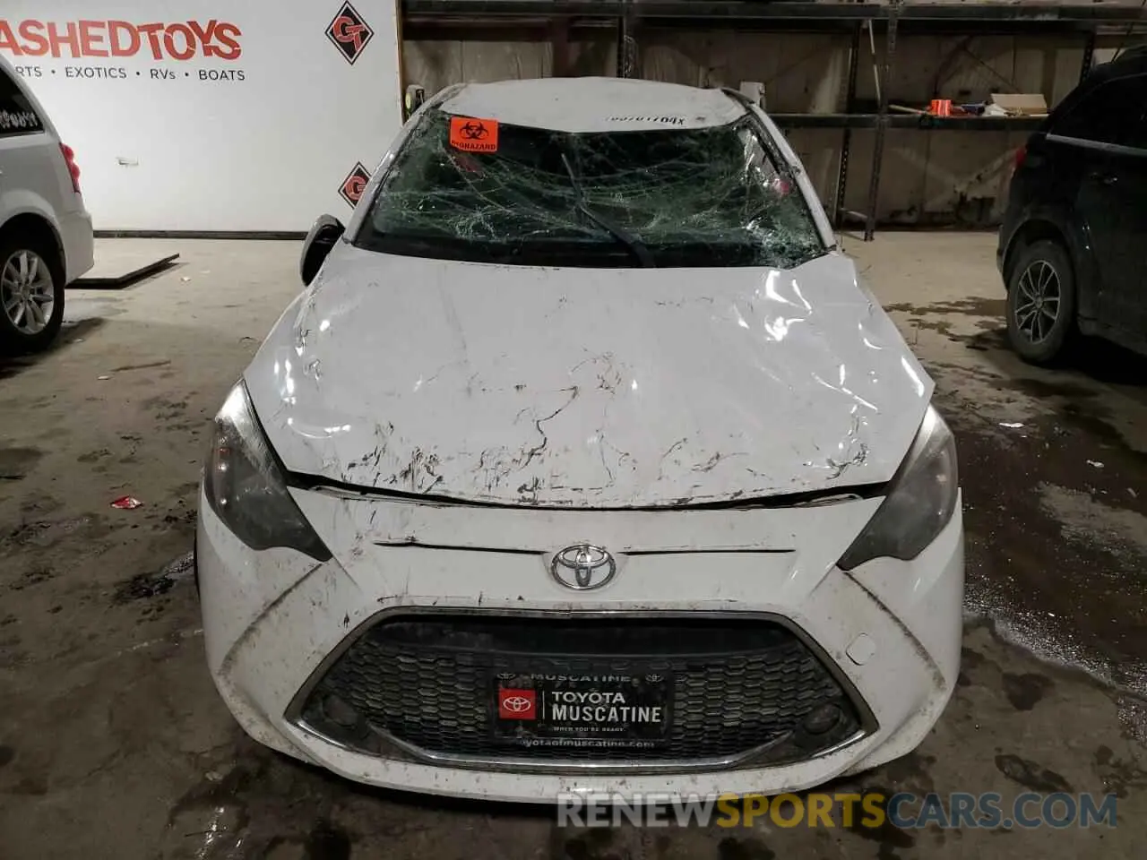 5 Photograph of a damaged car 3MYDLBYV9KY514587 TOYOTA YARIS 2019