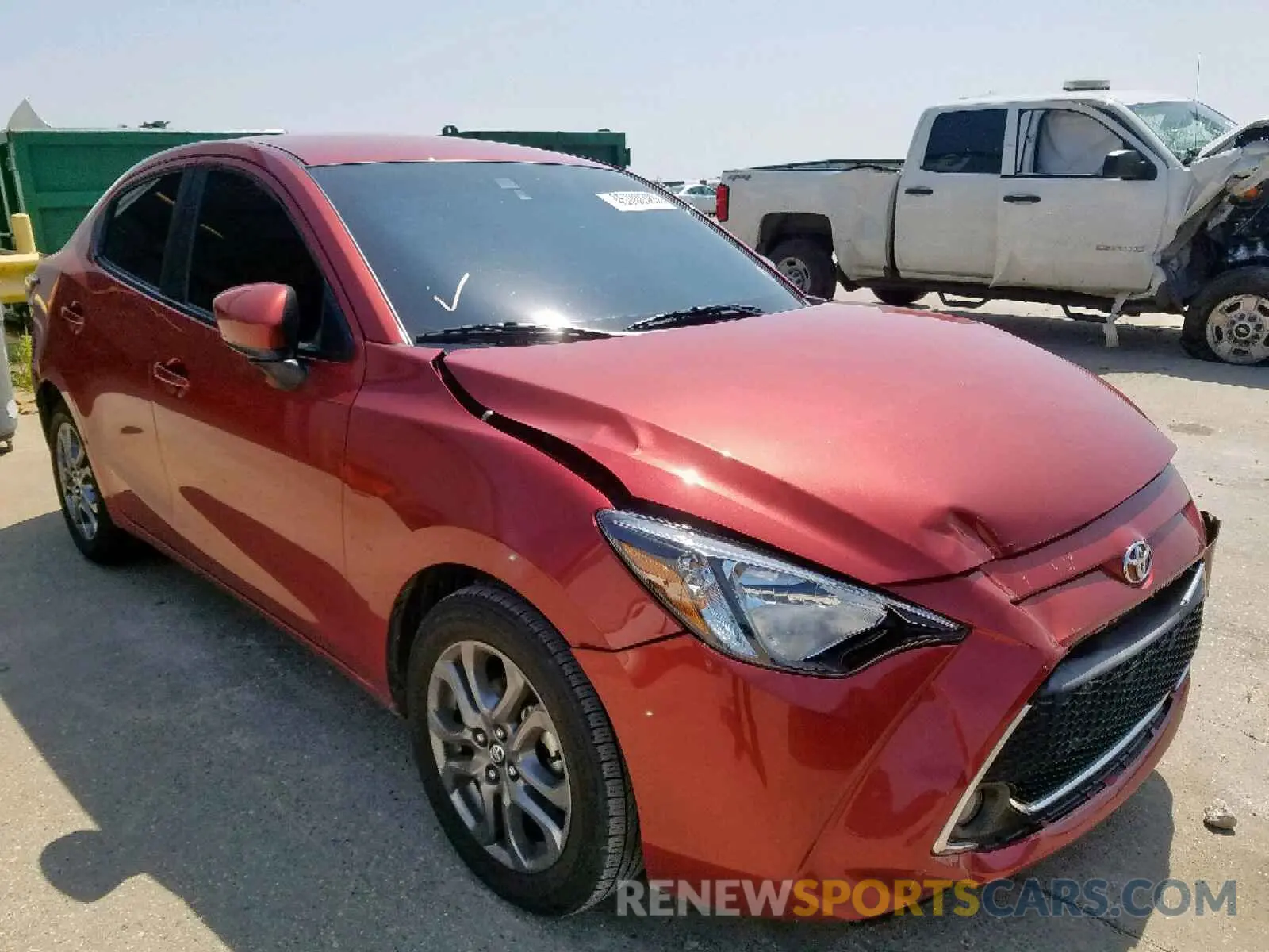 1 Photograph of a damaged car 3MYDLBYV9KY519210 TOYOTA YARIS 2019