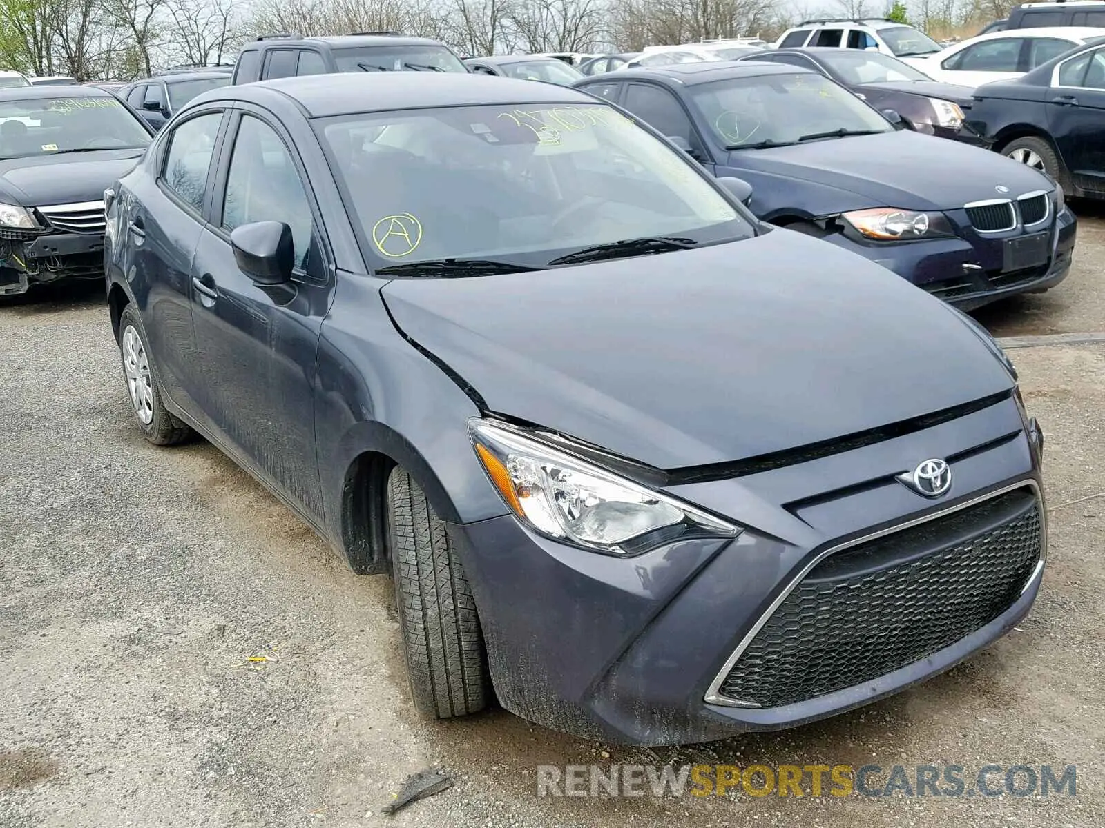 1 Photograph of a damaged car 3MYDLBYVXKY502867 TOYOTA YARIS 2019