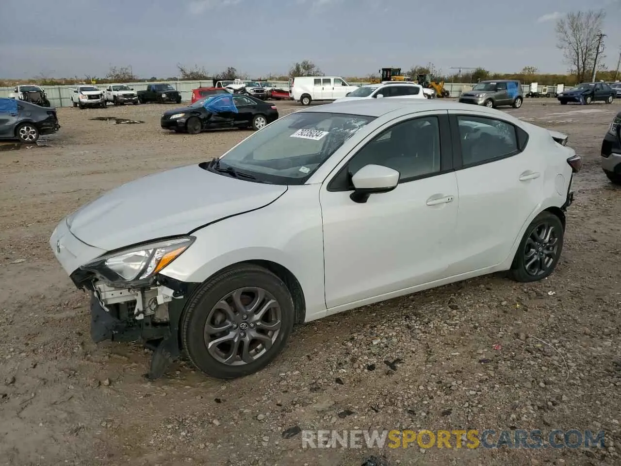 1 Photograph of a damaged car 3MYDLBYVXKY502948 TOYOTA YARIS 2019