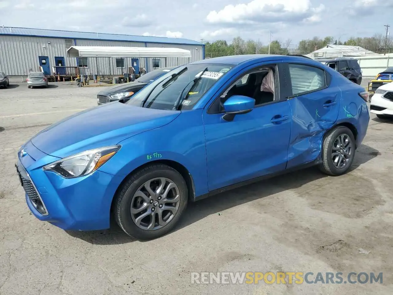 1 Photograph of a damaged car 3MYDLBYVXKY505719 TOYOTA YARIS 2019
