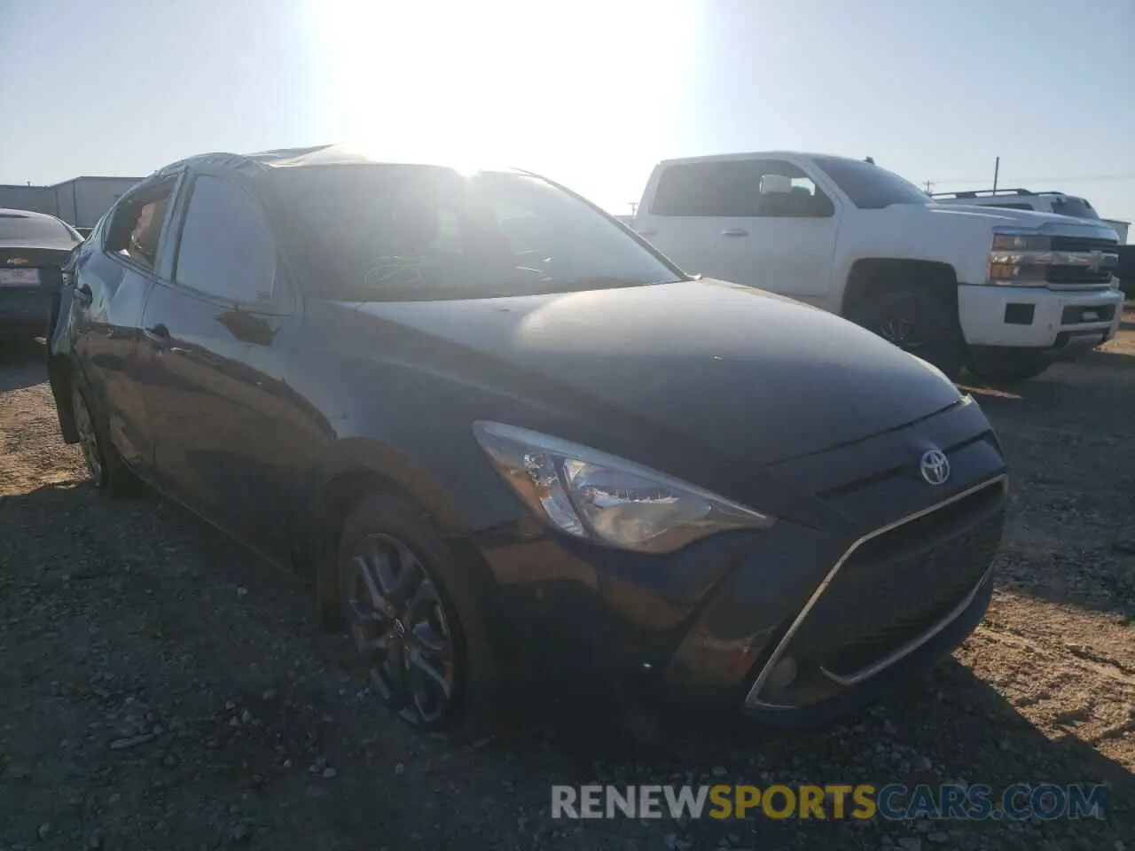 1 Photograph of a damaged car 3MYDLBYVXKY507017 TOYOTA YARIS 2019