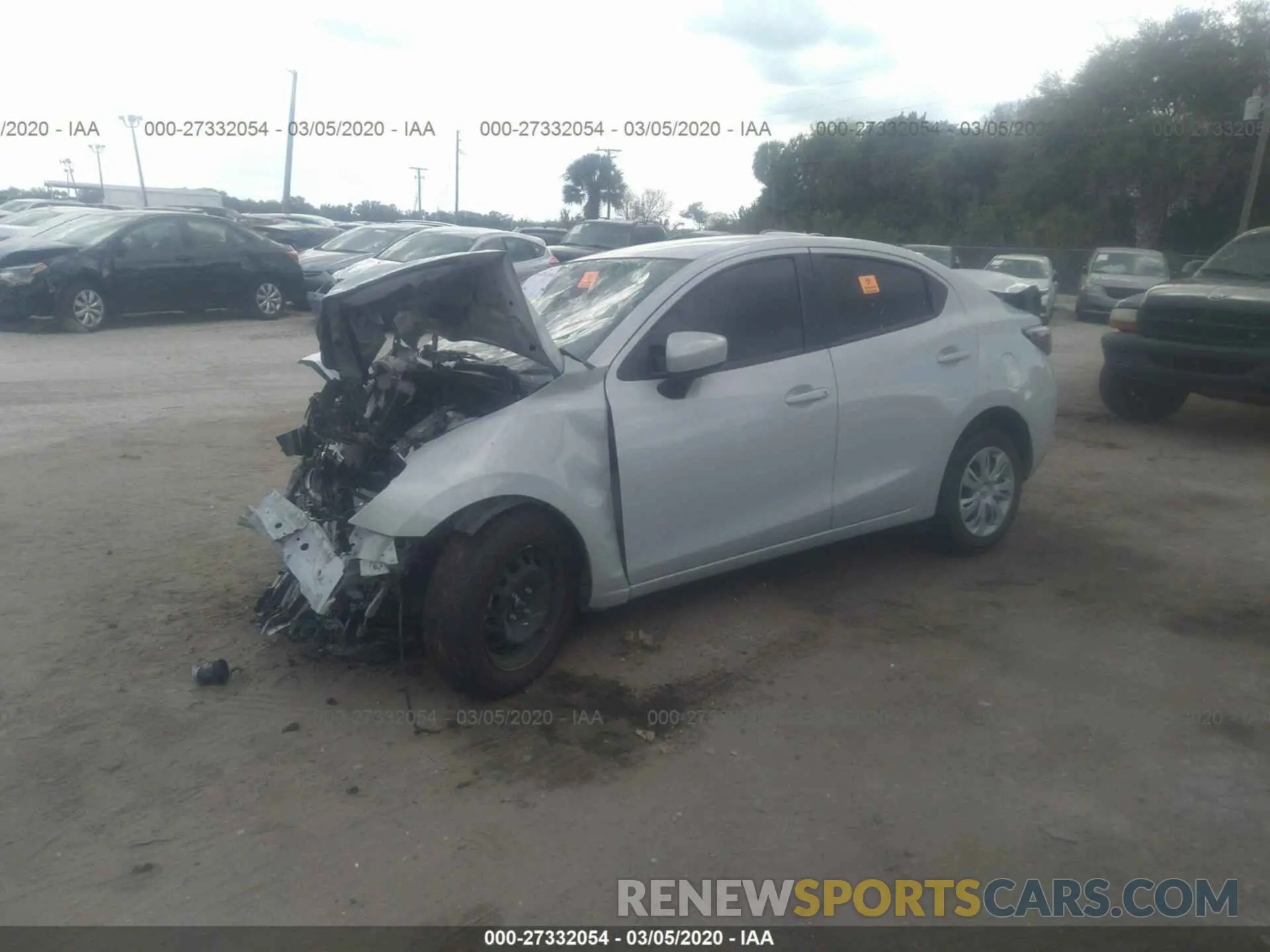 2 Photograph of a damaged car 3MYDLBYVXKY508166 TOYOTA YARIS 2019