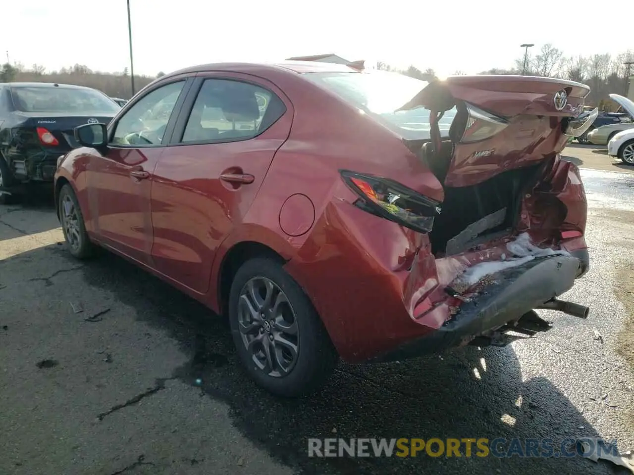 3 Photograph of a damaged car 3MYDLBYVXKY510094 TOYOTA YARIS 2019