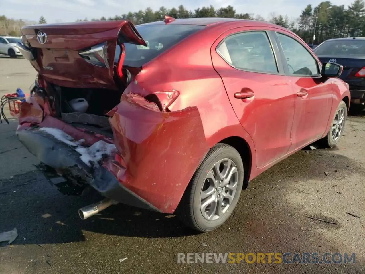4 Photograph of a damaged car 3MYDLBYVXKY510094 TOYOTA YARIS 2019