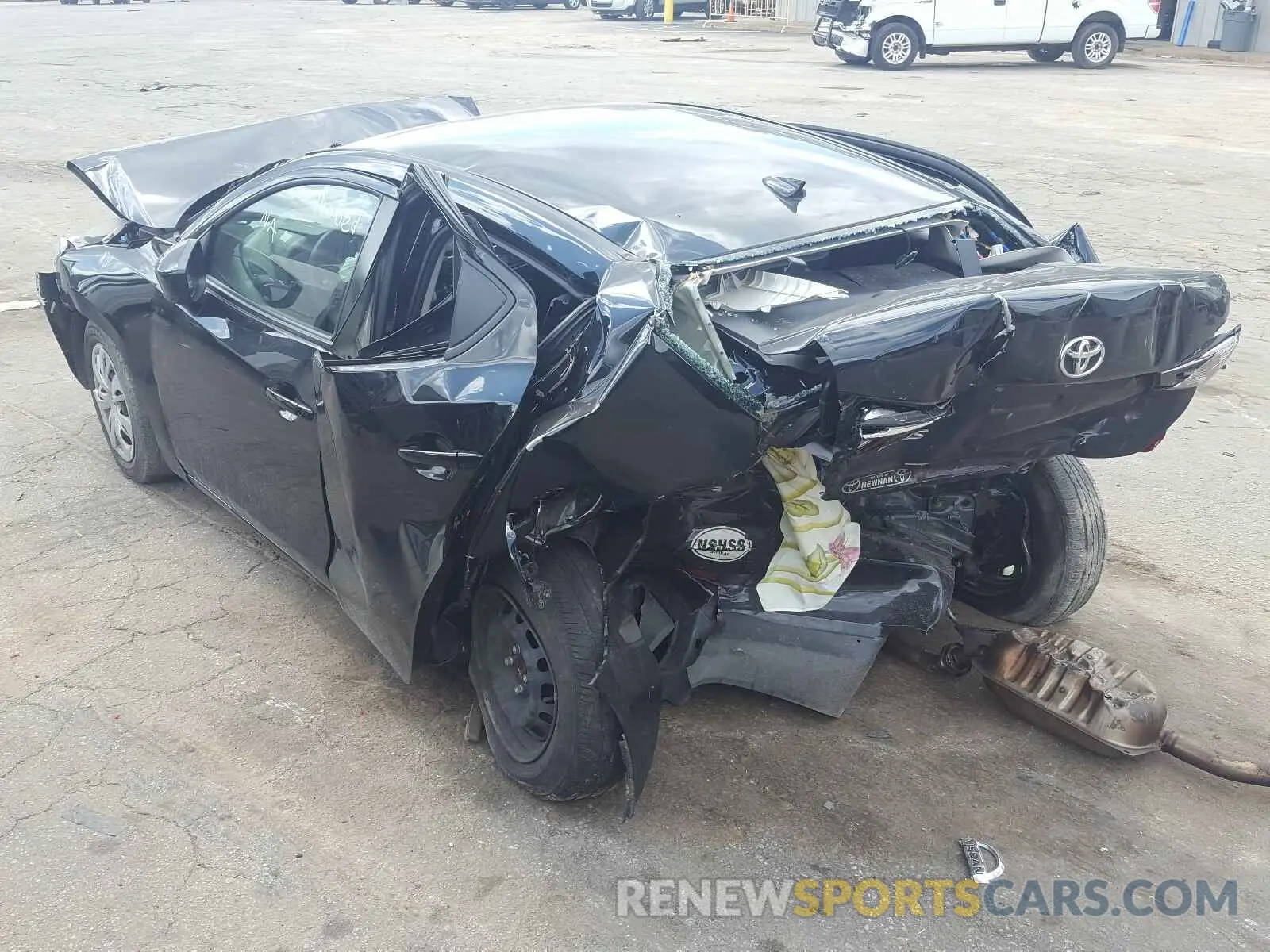 3 Photograph of a damaged car 3MYDLBYVXKY517949 TOYOTA YARIS 2019