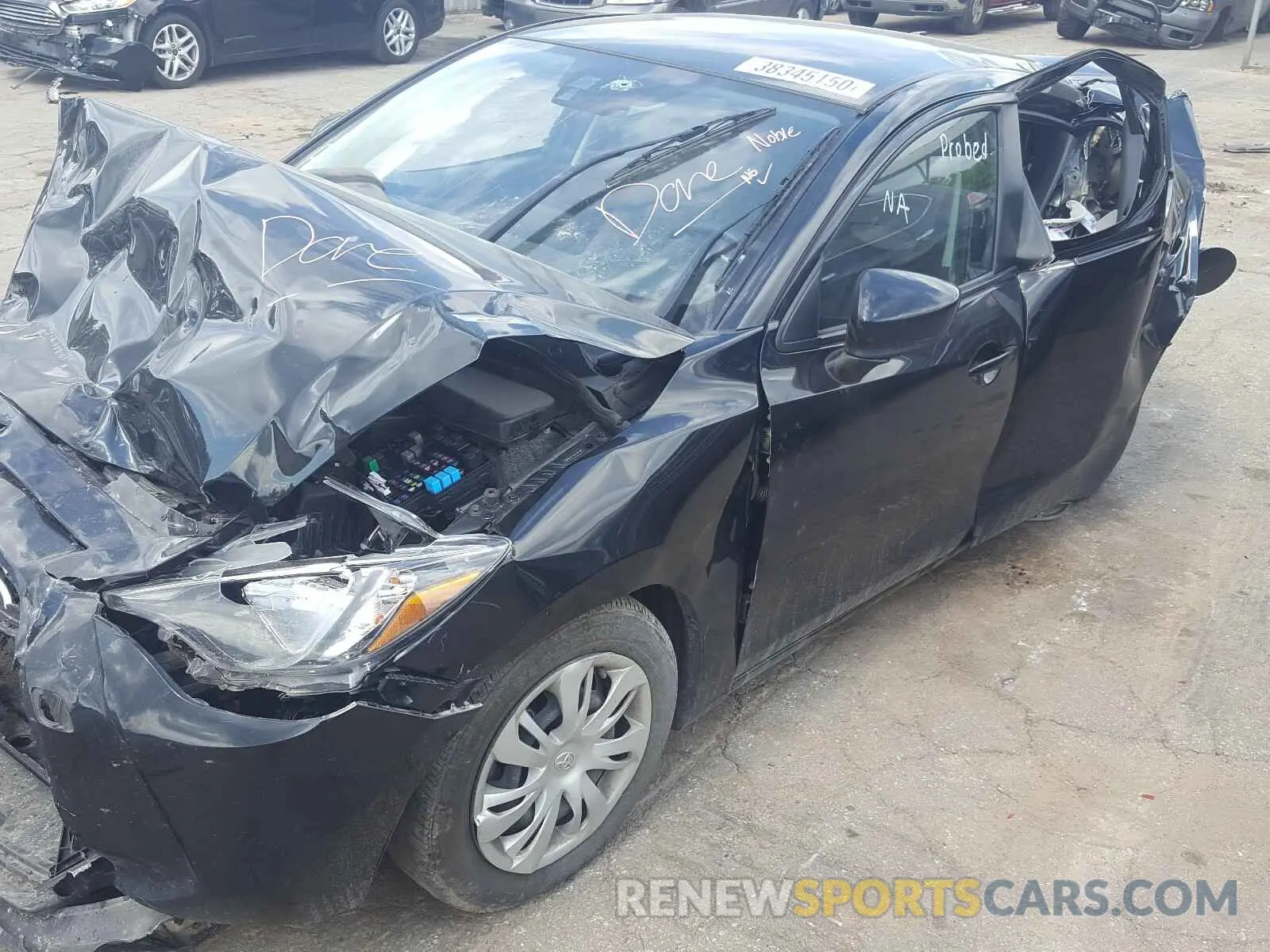 9 Photograph of a damaged car 3MYDLBYVXKY517949 TOYOTA YARIS 2019