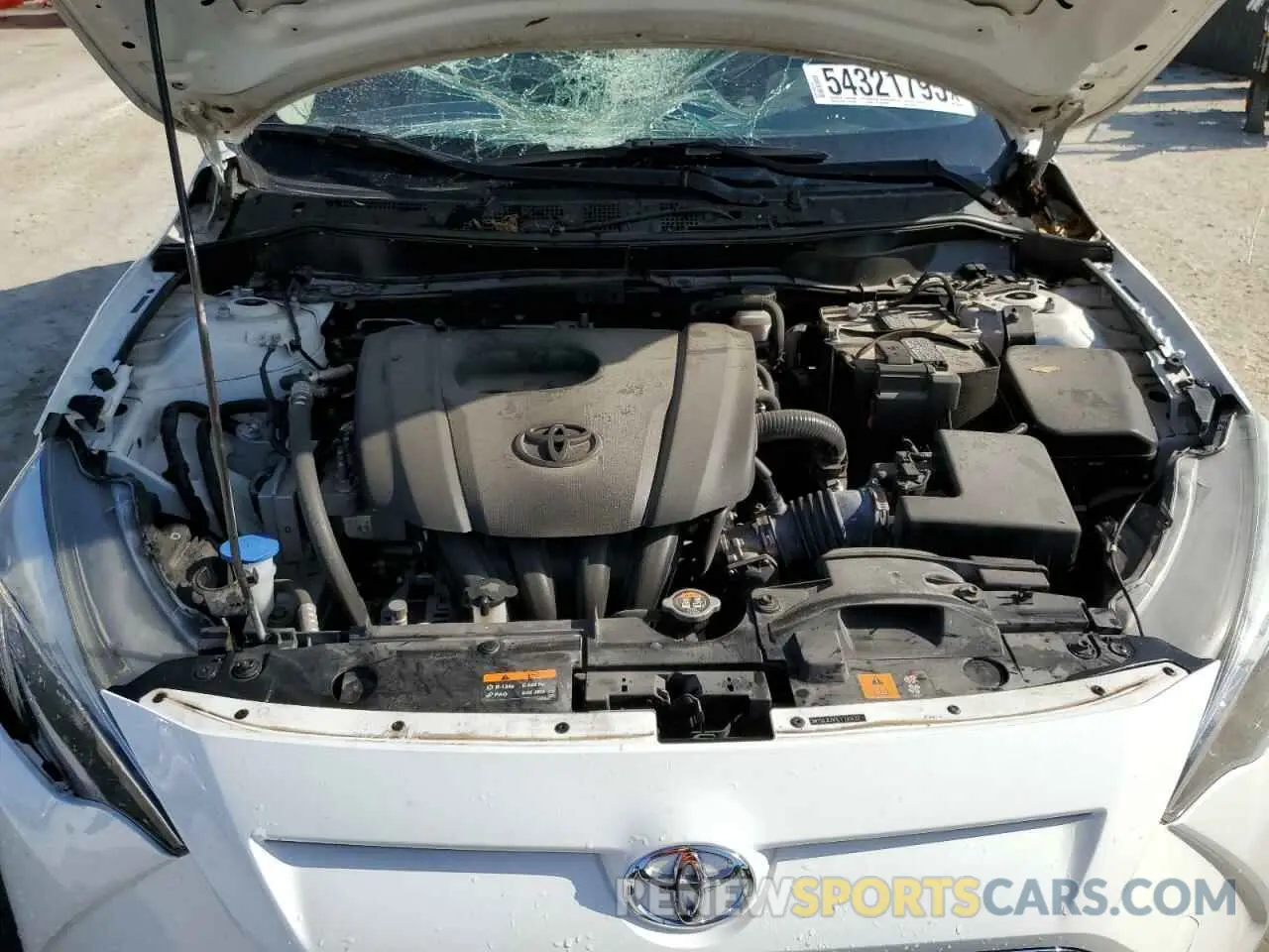 11 Фотография поврежденного автомобиля 3MYDLBJV1LY701432 TOYOTA YARIS 2020