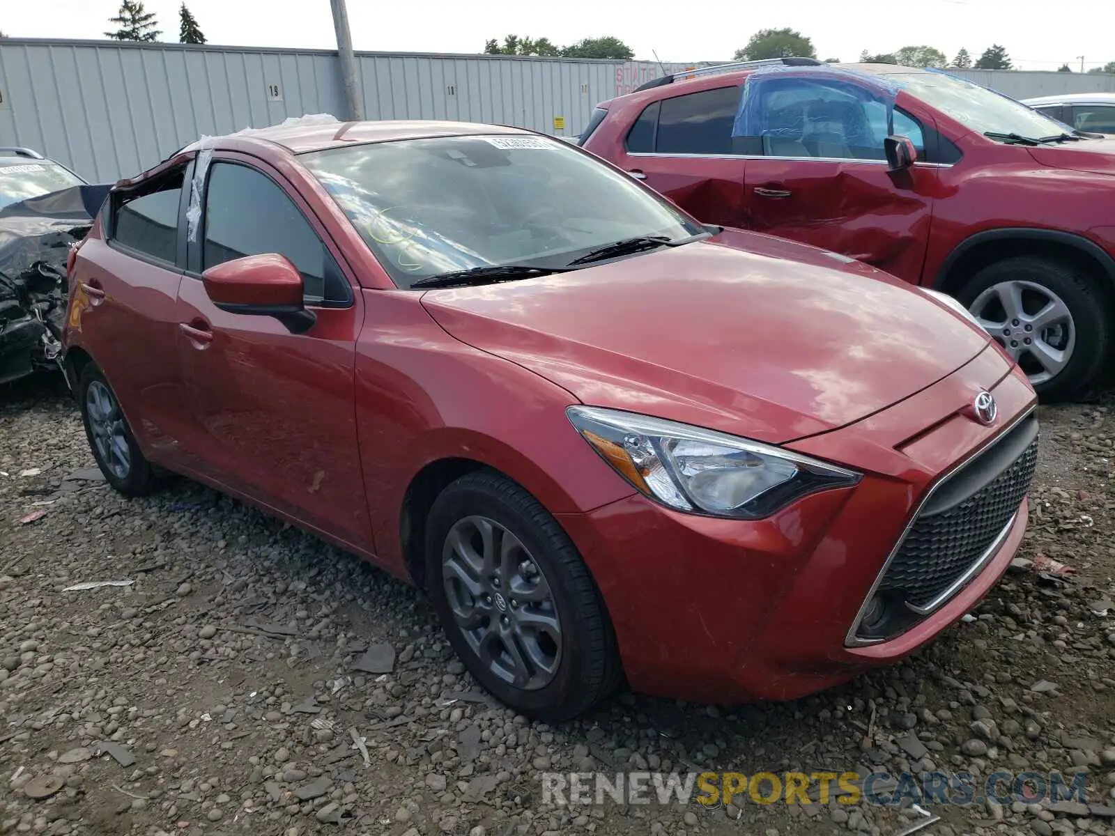 1 Photograph of a damaged car 3MYDLBJV1LY703164 TOYOTA YARIS 2020
