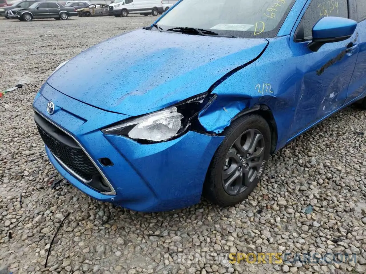 9 Photograph of a damaged car 3MYDLBJV2LY708728 TOYOTA YARIS 2020
