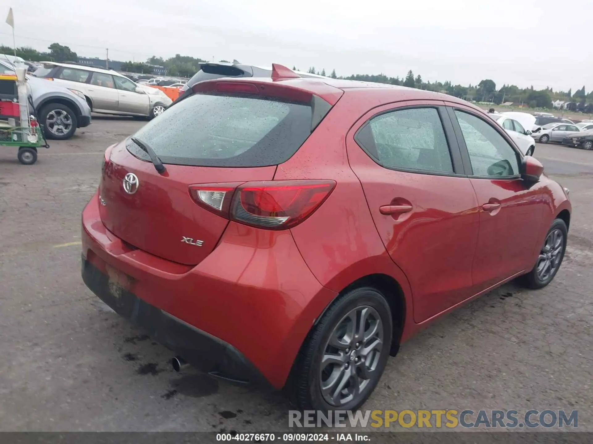 4 Photograph of a damaged car 3MYDLBJV3LY702968 TOYOTA YARIS 2020