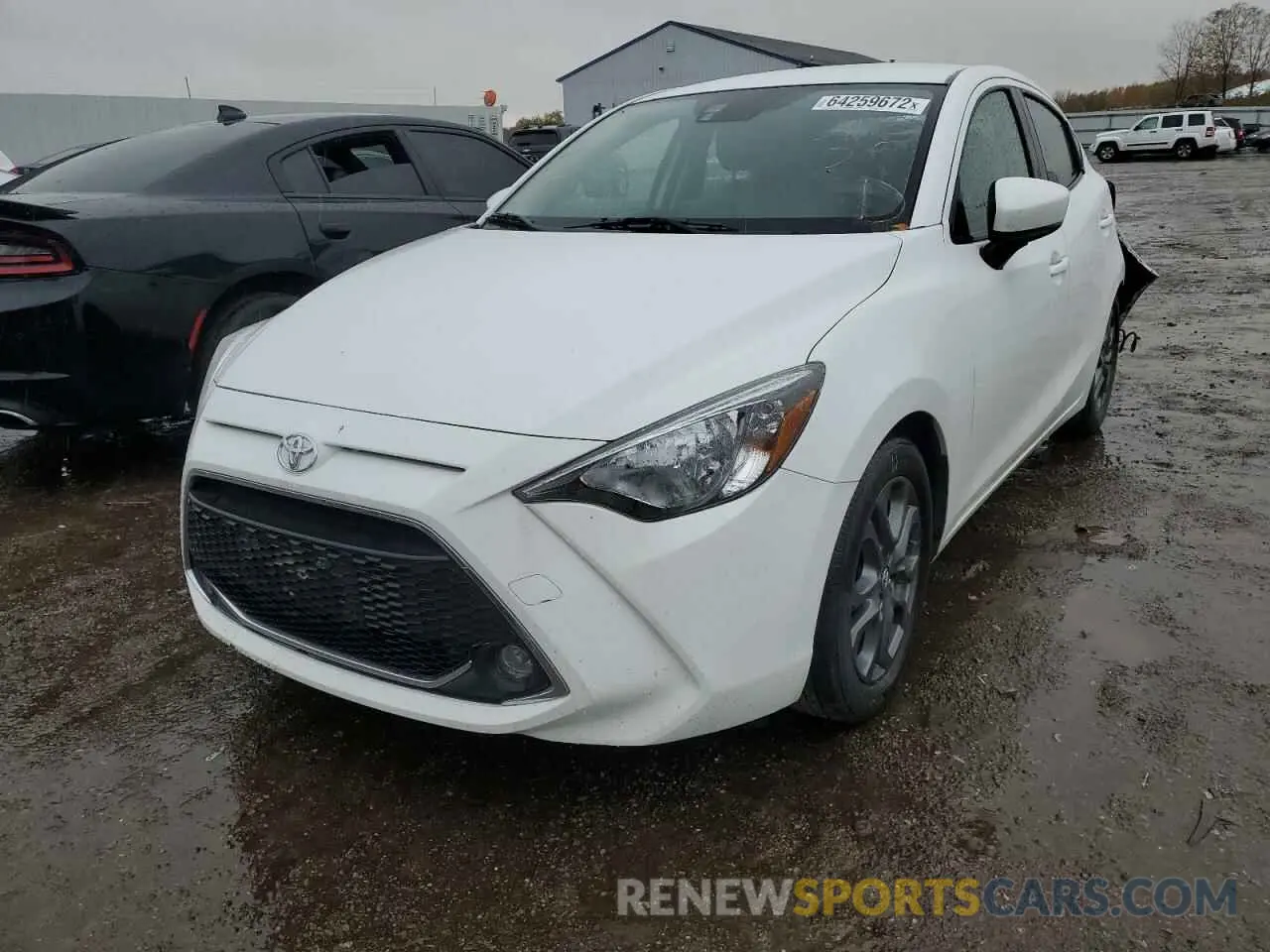 2 Photograph of a damaged car 3MYDLBJV7LY702889 TOYOTA YARIS 2020