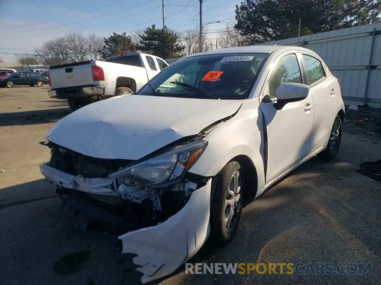 2 Photograph of a damaged car 3MYDLBJV7LY704478 TOYOTA YARIS 2020