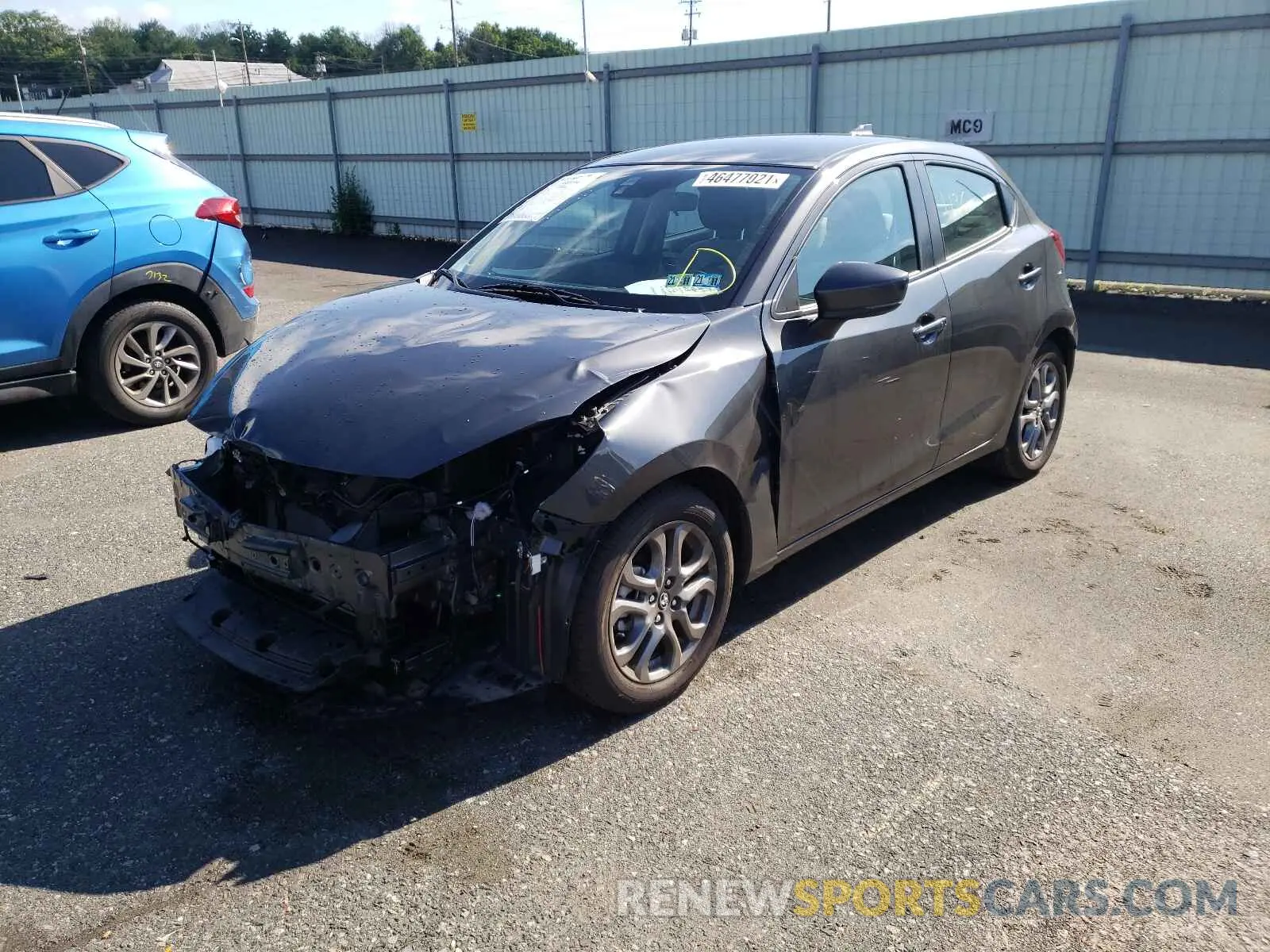 2 Photograph of a damaged car 3MYDLBJV8LY703856 TOYOTA YARIS 2020