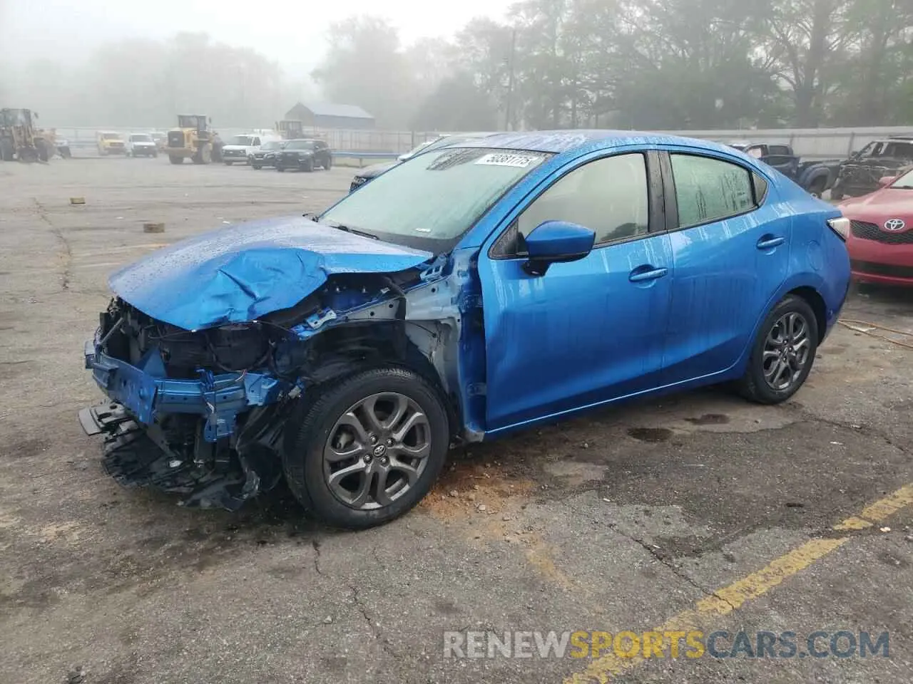 1 Photograph of a damaged car 3MYDLBYV7LY715132 TOYOTA YARIS 2020
