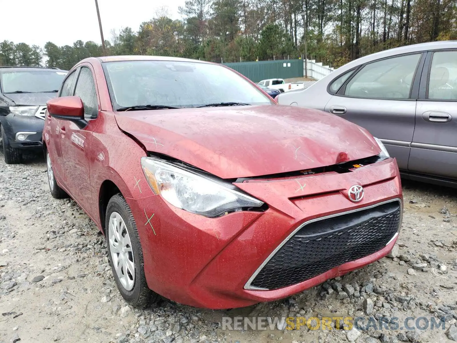 1 Photograph of a damaged car 3MYDLBYV8LY700767 TOYOTA YARIS 2020