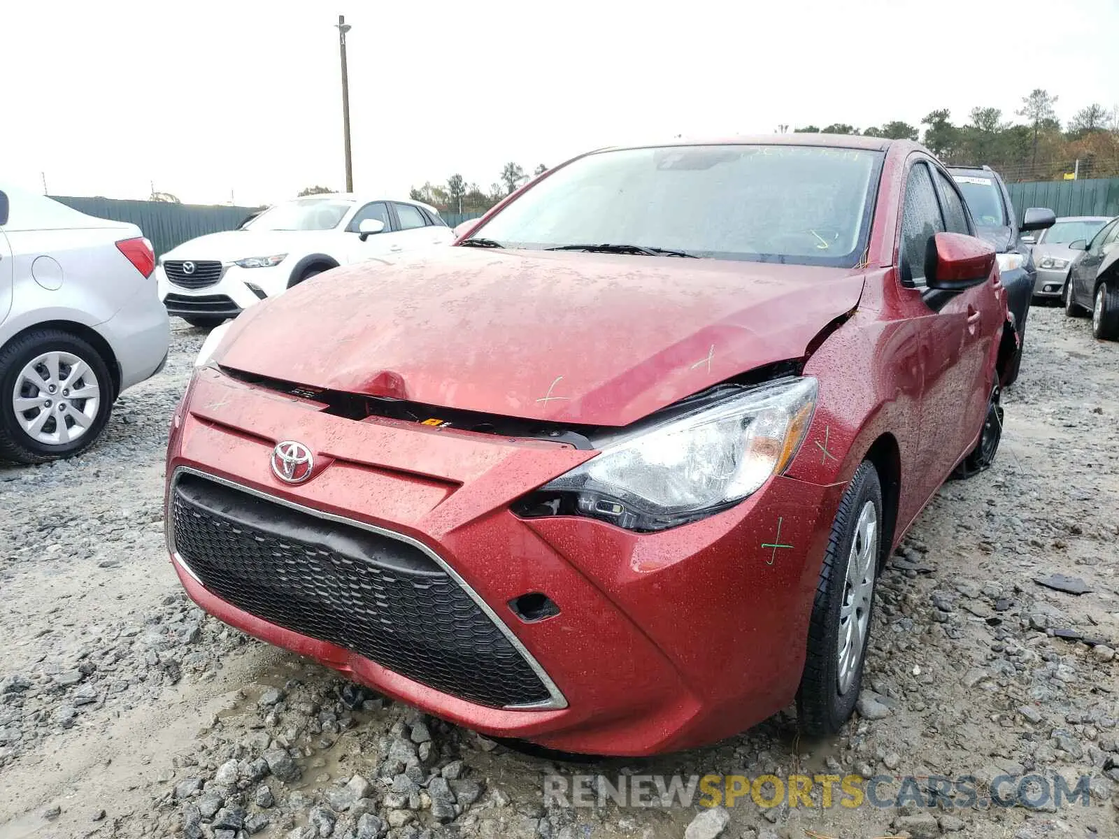 2 Photograph of a damaged car 3MYDLBYV8LY700767 TOYOTA YARIS 2020