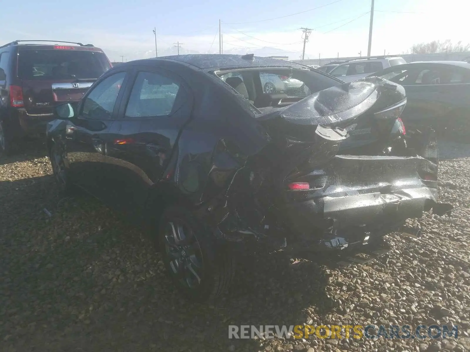 3 Photograph of a damaged car 3MYDLBYV8LY716497 TOYOTA YARIS 2020