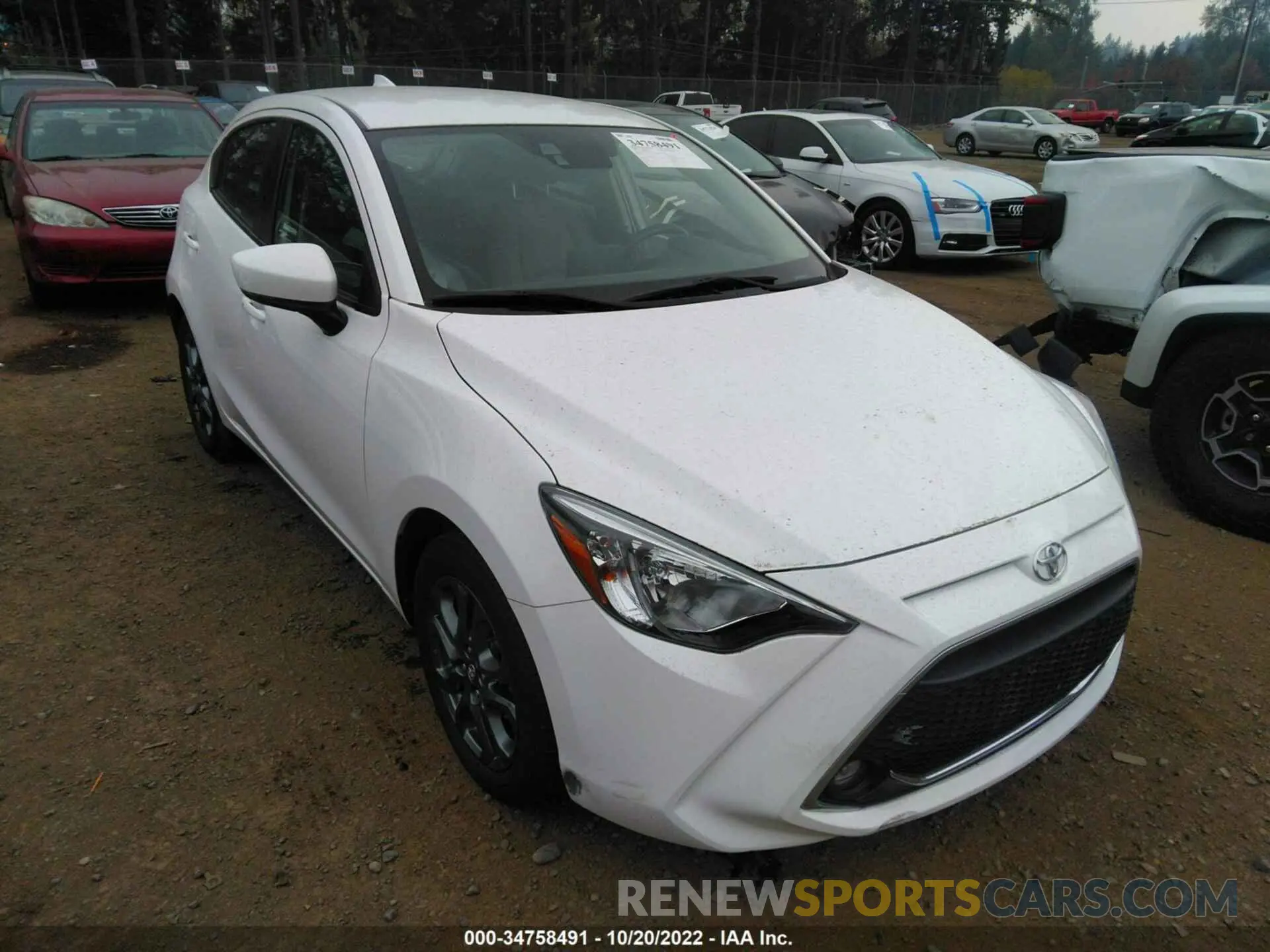 1 Фотография поврежденного автомобиля 3MYDLBJV9LY700674 TOYOTA YARIS HATCHBACK 2020