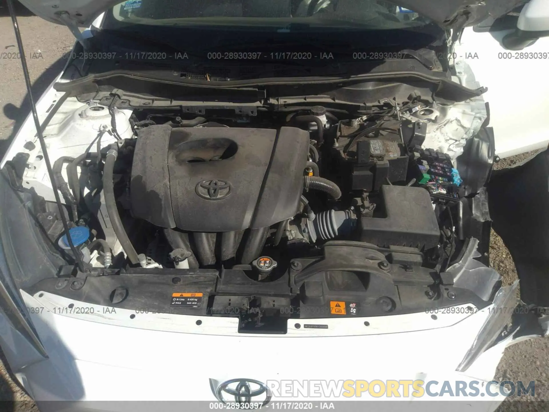10 Photograph of a damaged car 3MYDLBYV0KY500898 TOYOTA YARIS SEDAN 2019
