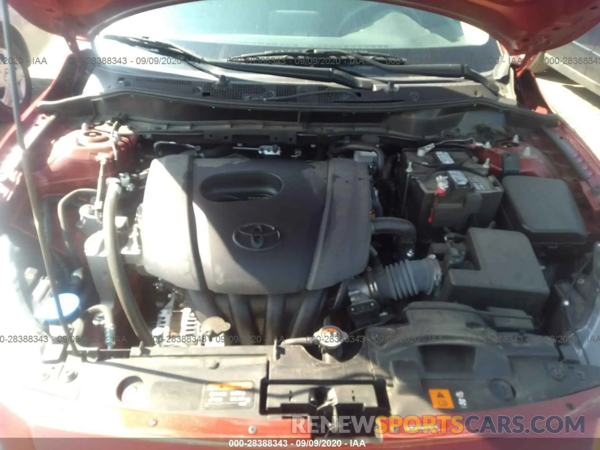 10 Photograph of a damaged car 3MYDLBYV0KY505776 TOYOTA YARIS SEDAN 2019