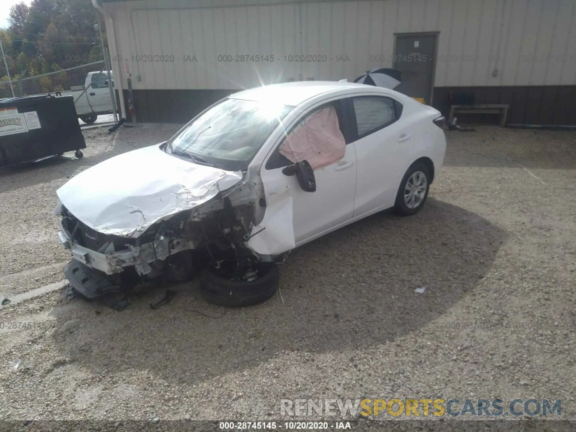2 Photograph of a damaged car 3MYDLBYV0KY509679 TOYOTA YARIS SEDAN 2019