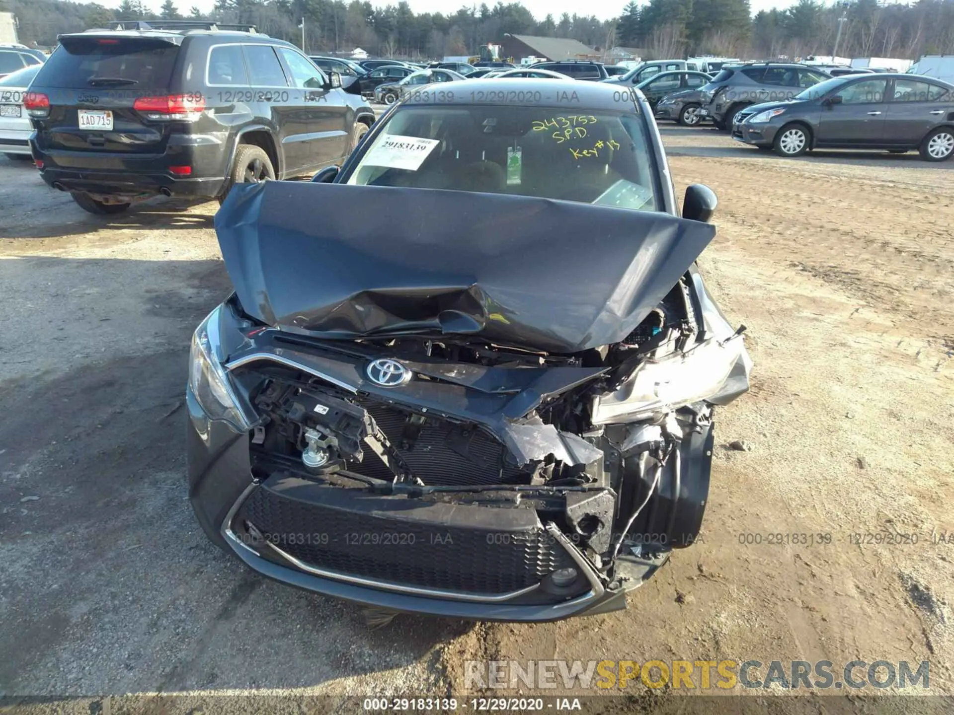 6 Photograph of a damaged car 3MYDLBYV0KY520147 TOYOTA YARIS SEDAN 2019