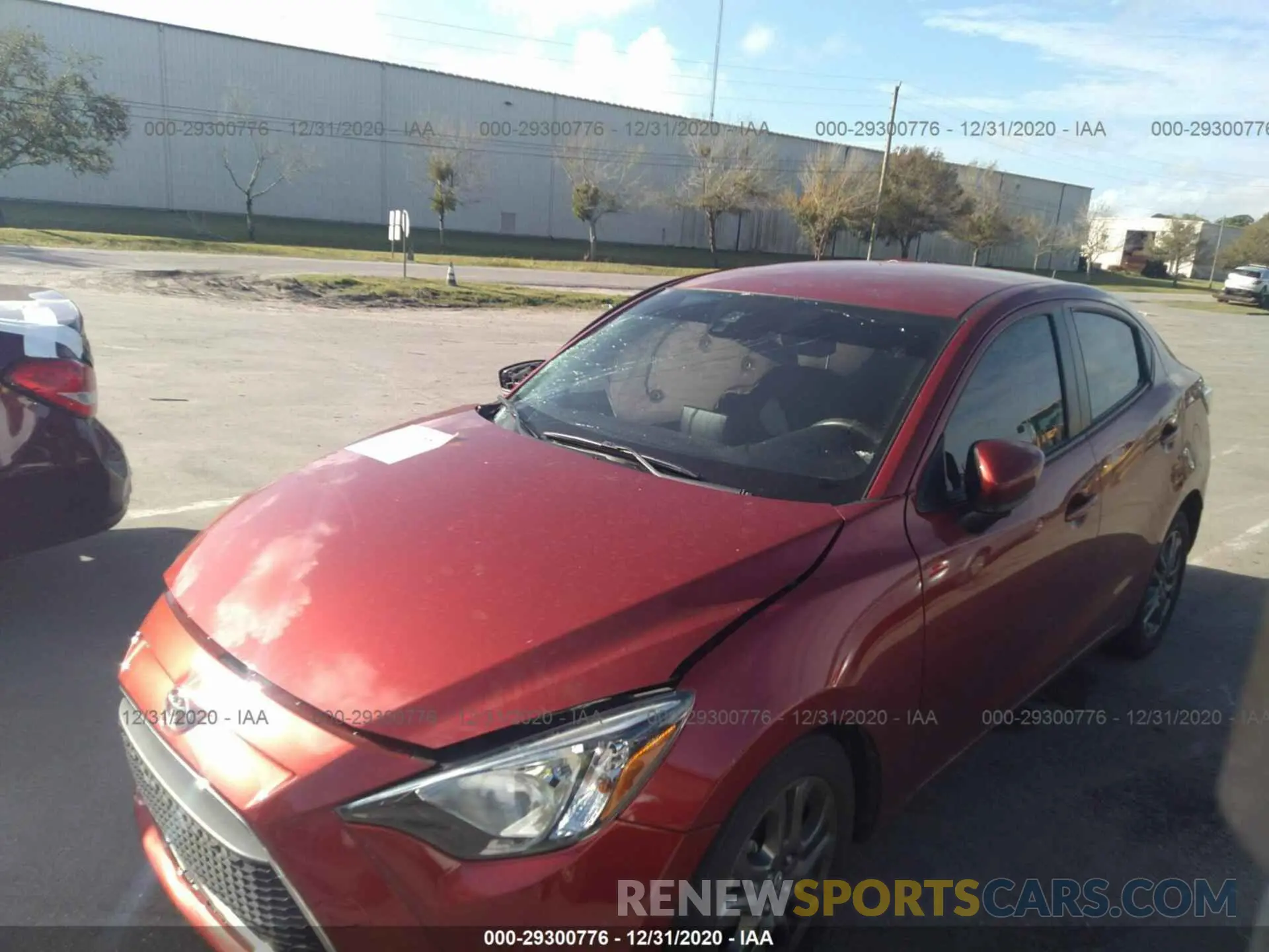 2 Photograph of a damaged car 3MYDLBYV0KY521833 TOYOTA YARIS SEDAN 2019