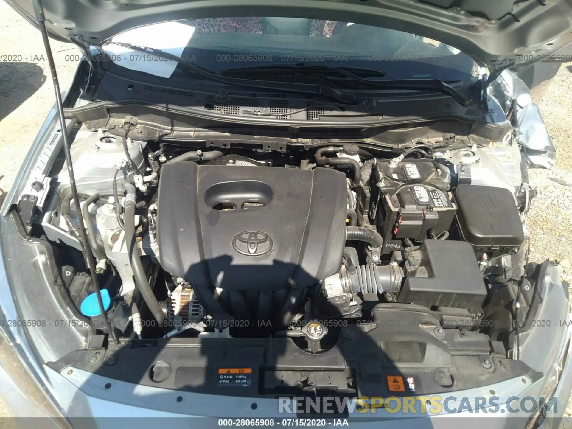 10 Photograph of a damaged car 3MYDLBYV0KY525008 TOYOTA YARIS SEDAN 2019