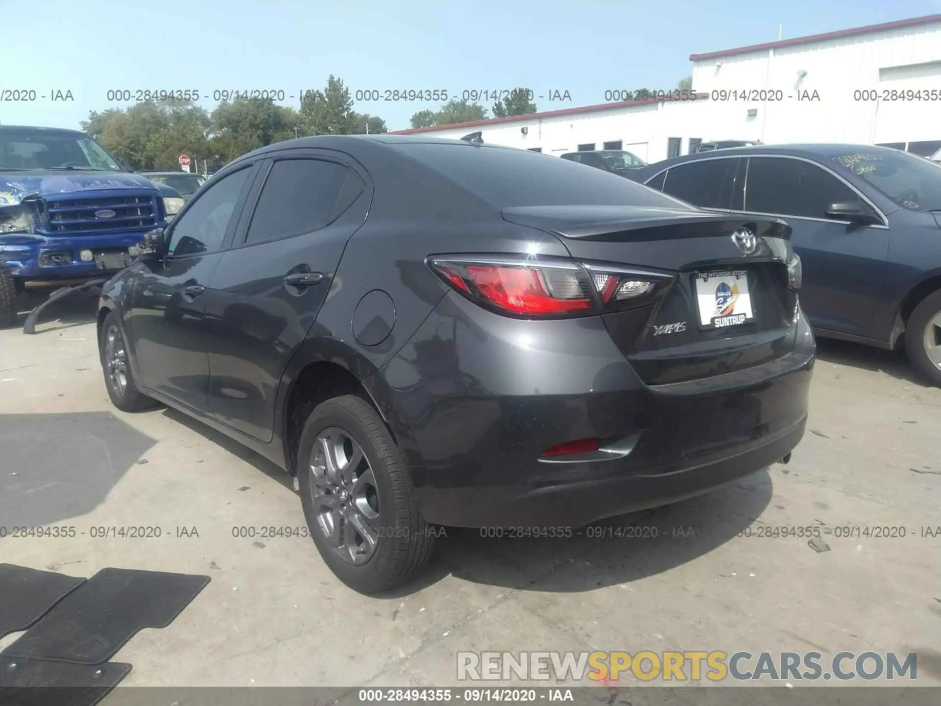 3 Photograph of a damaged car 3MYDLBYV1KY502109 TOYOTA YARIS SEDAN 2019