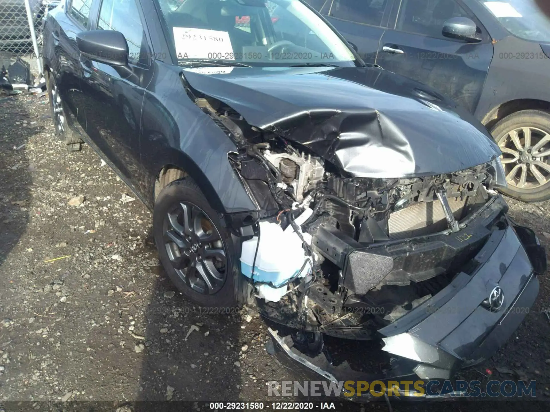 1 Photograph of a damaged car 3MYDLBYV1KY503700 TOYOTA YARIS SEDAN 2019