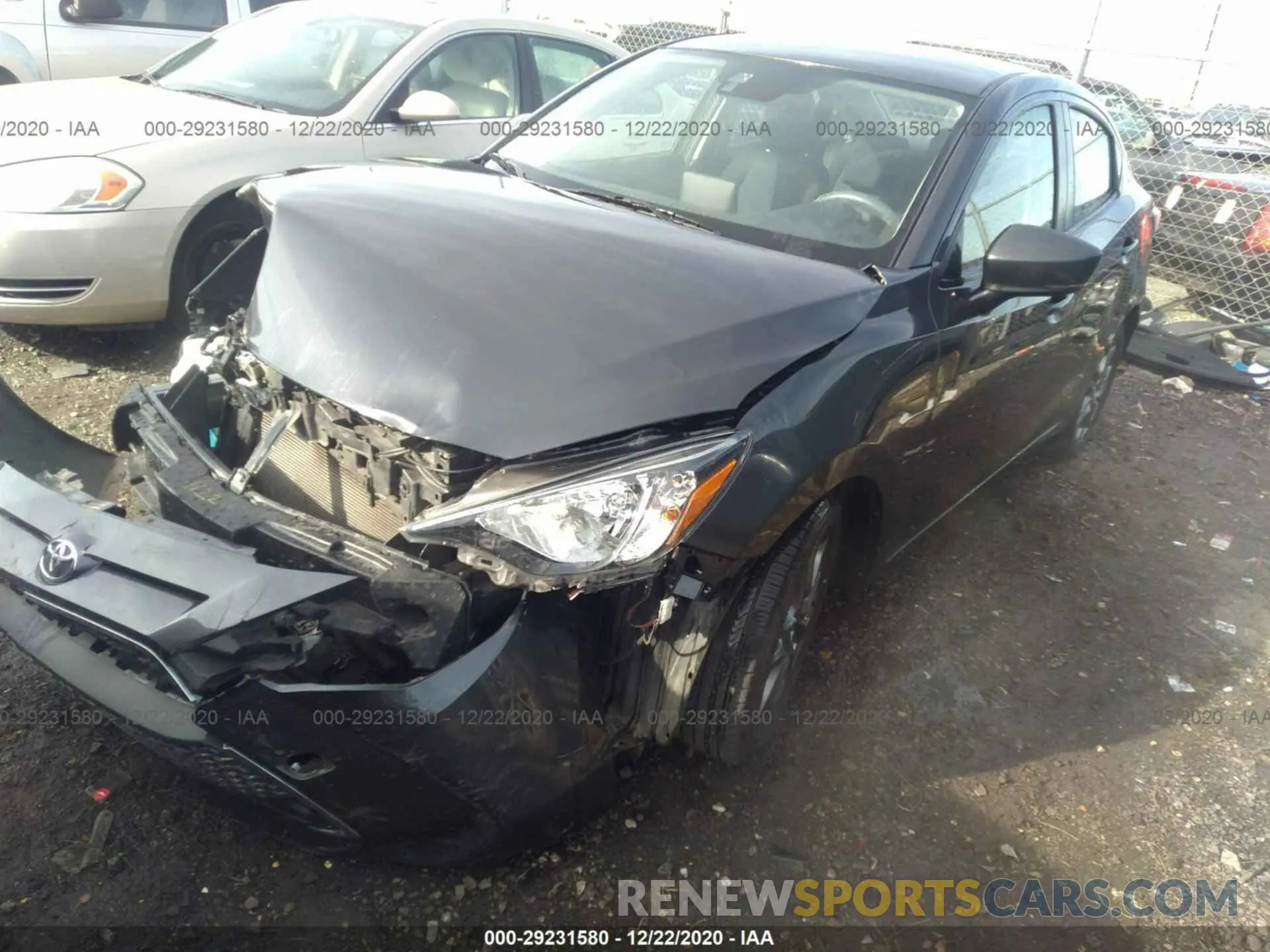 2 Photograph of a damaged car 3MYDLBYV1KY503700 TOYOTA YARIS SEDAN 2019