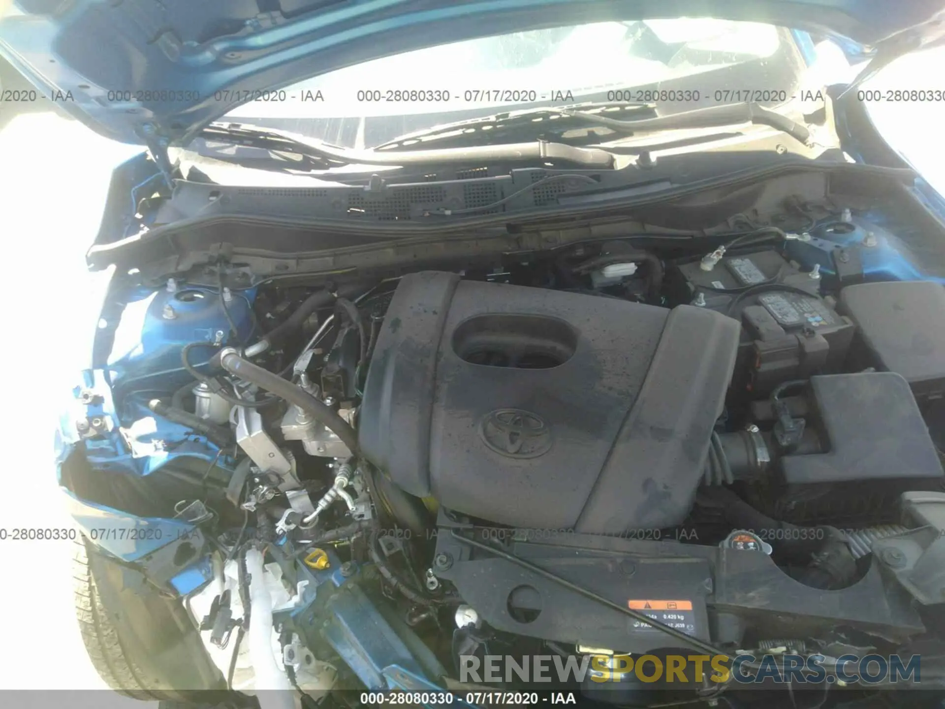 10 Photograph of a damaged car 3MYDLBYV2KY525219 TOYOTA YARIS SEDAN 2019