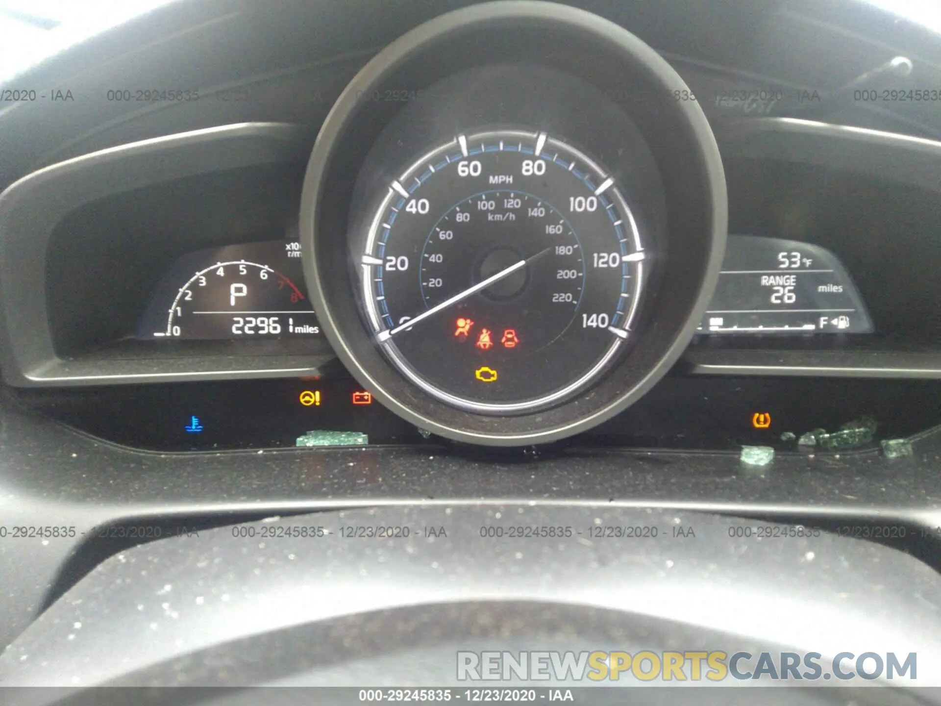 7 Photograph of a damaged car 3MYDLBYV6KY522159 TOYOTA YARIS SEDAN 2019