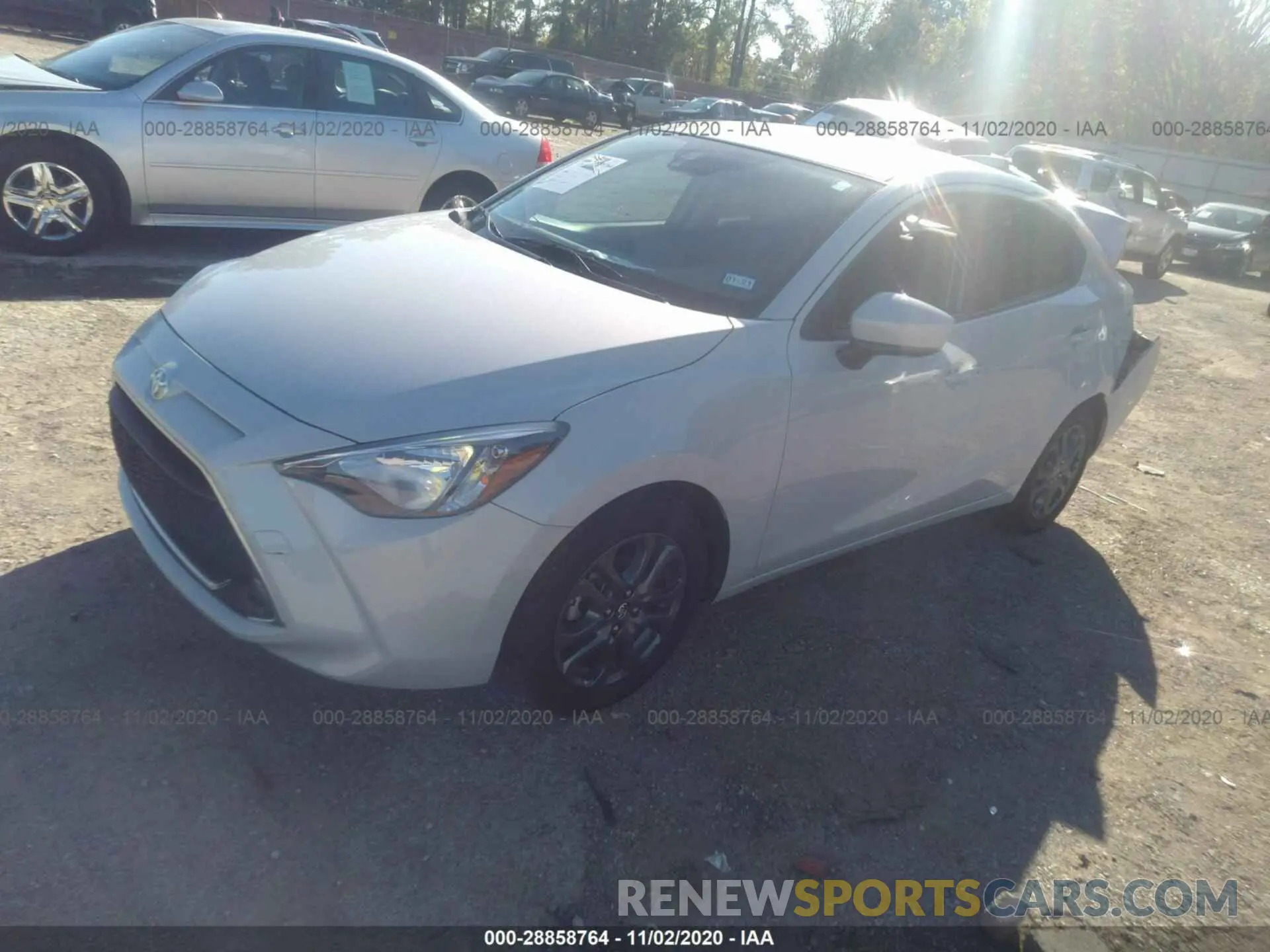 2 Photograph of a damaged car 3MYDLBYV7KY511039 TOYOTA YARIS SEDAN 2019