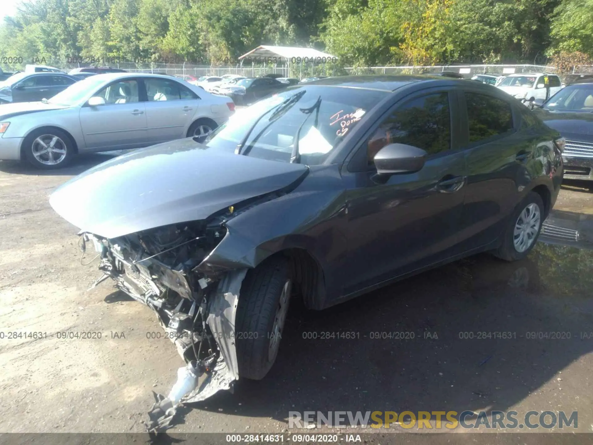 2 Photograph of a damaged car 3MYDLBYV8KY521689 TOYOTA YARIS SEDAN 2019
