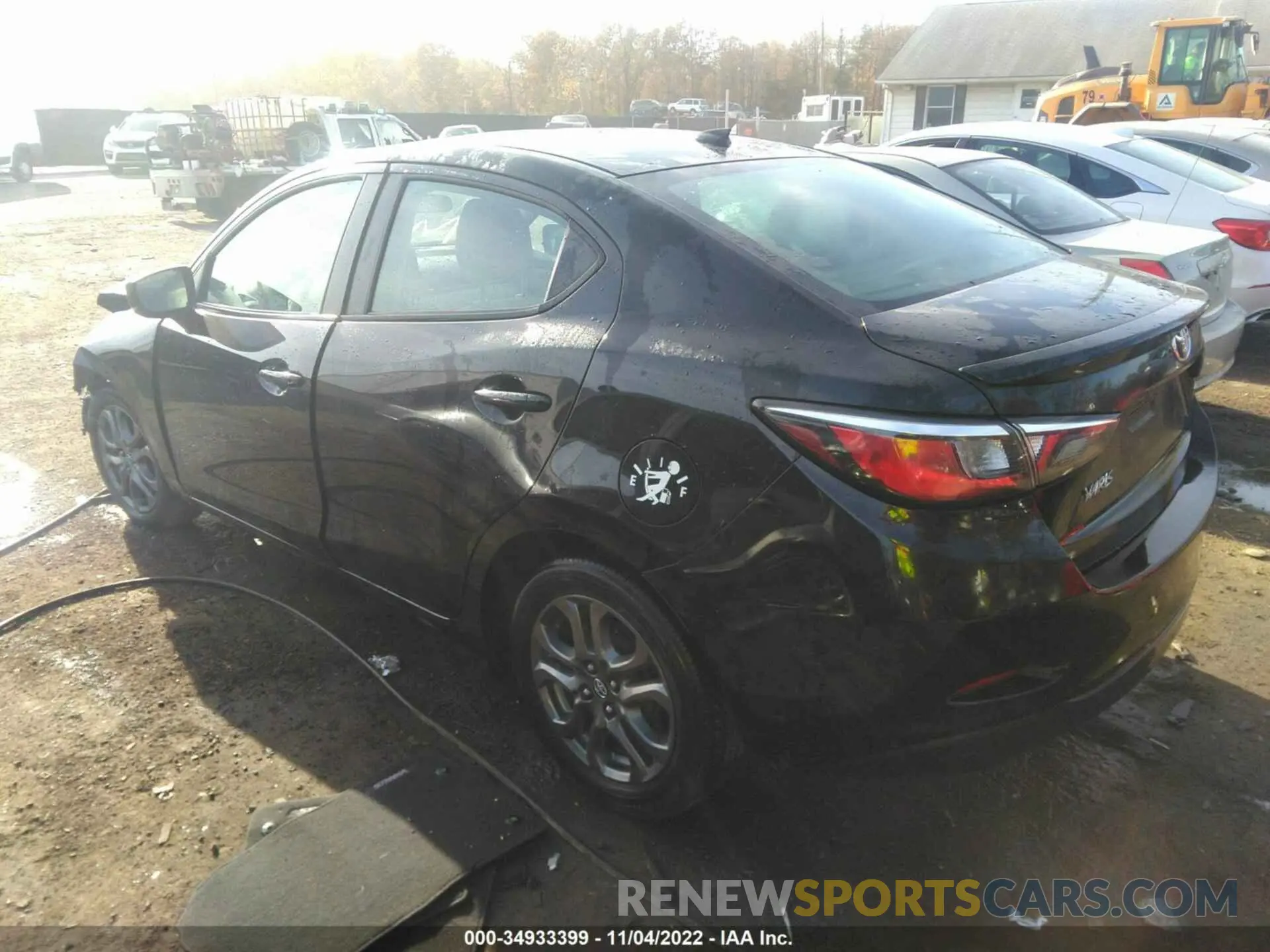 3 Photograph of a damaged car 3MYDLBYV9KY518056 TOYOTA YARIS SEDAN 2019