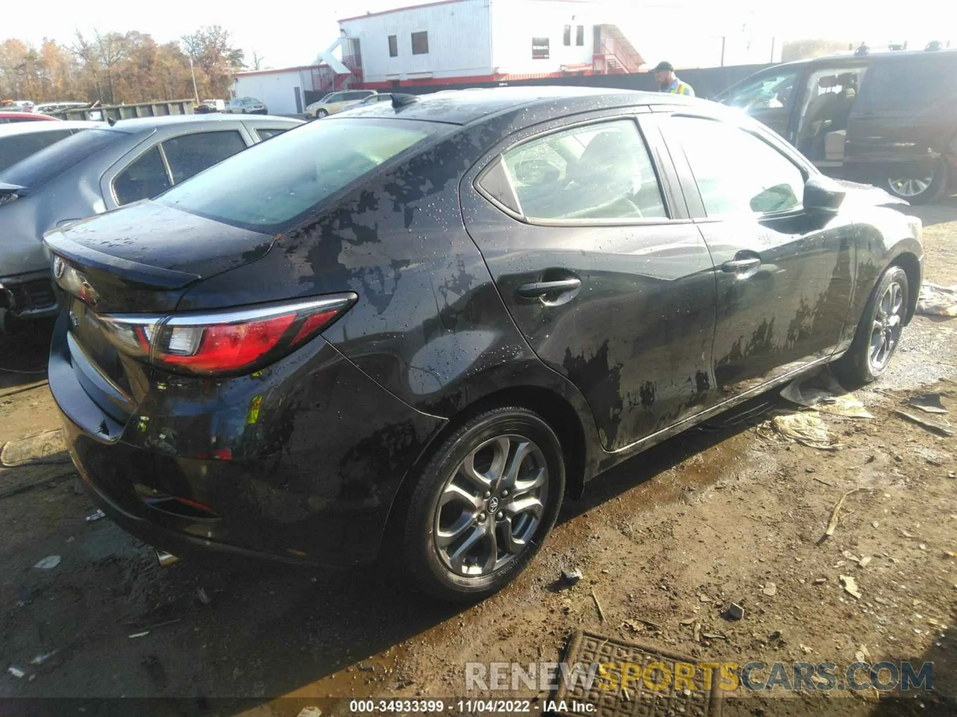 4 Photograph of a damaged car 3MYDLBYV9KY518056 TOYOTA YARIS SEDAN 2019