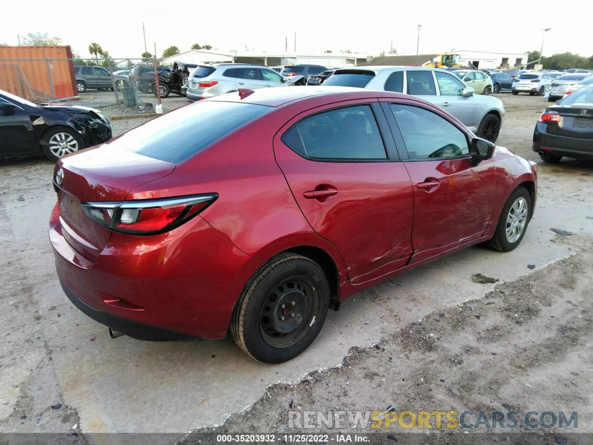 4 Фотография поврежденного автомобиля 3MYDLBYVXLY715254 TOYOTA YARIS SEDAN 2020