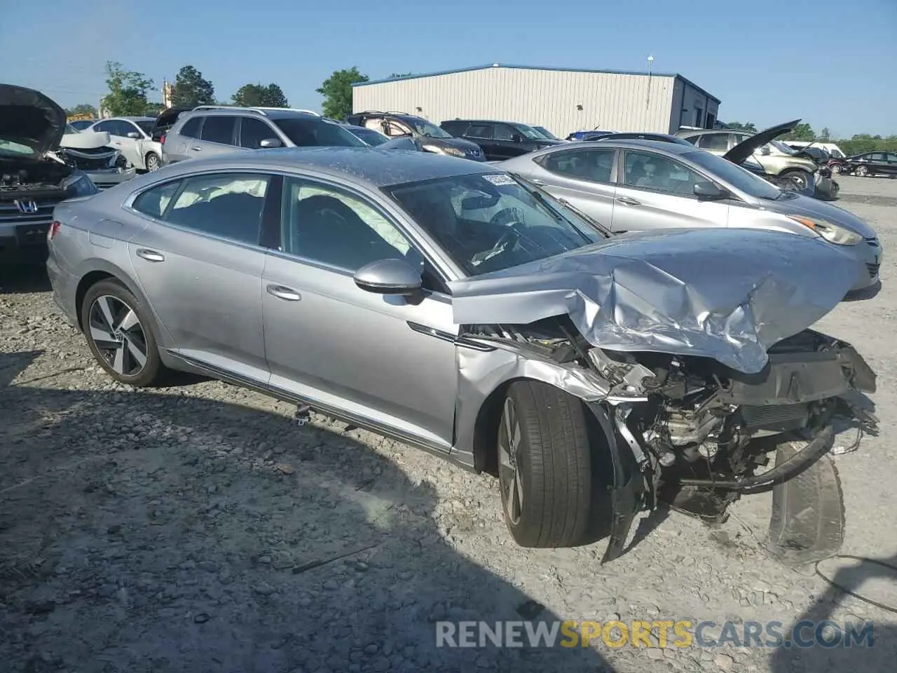 4 Photograph of a damaged car WVWAR7ANXME005390 VOLKSWAGEN ARTEON 2021