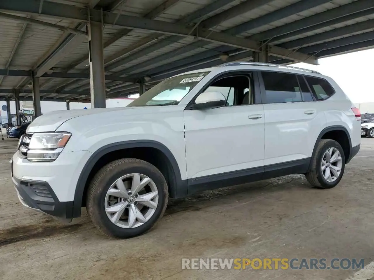 1 Photograph of a damaged car 1V2AP2CA3KC571966 VOLKSWAGEN ATLAS 2019