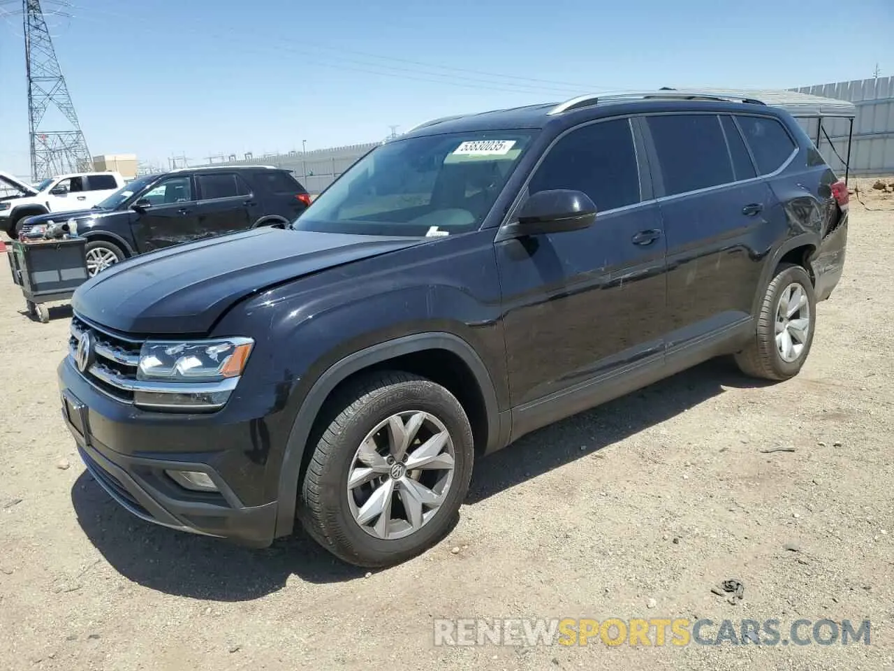 1 Photograph of a damaged car 1V2DP2CA1KC590593 VOLKSWAGEN ATLAS 2019