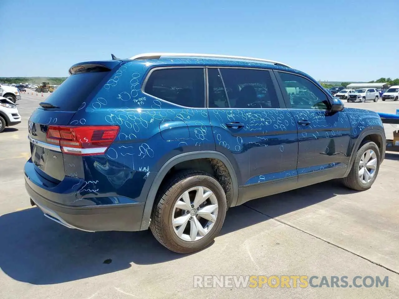 3 Фотография поврежденного автомобиля 1V2DR2CA1KC611405 VOLKSWAGEN ATLAS 2019