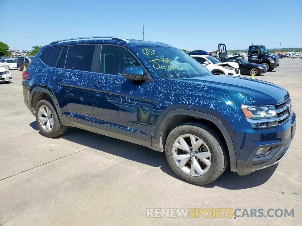 4 Фотография поврежденного автомобиля 1V2DR2CA1KC611405 VOLKSWAGEN ATLAS 2019