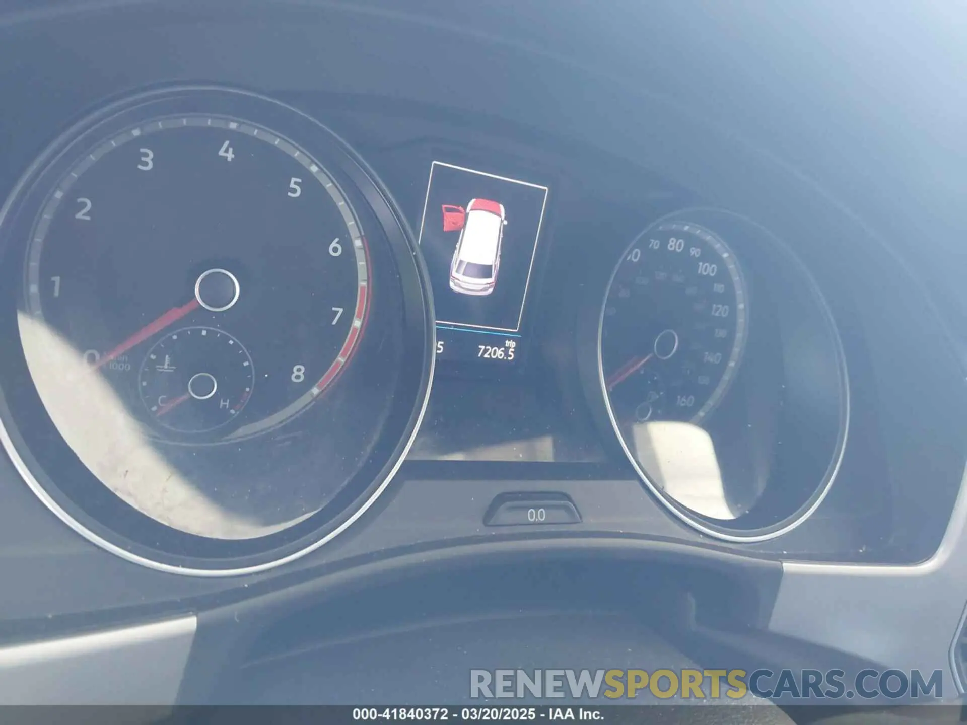 7 Photograph of a damaged car 1V2DR2CA2KC547116 VOLKSWAGEN ATLAS 2019