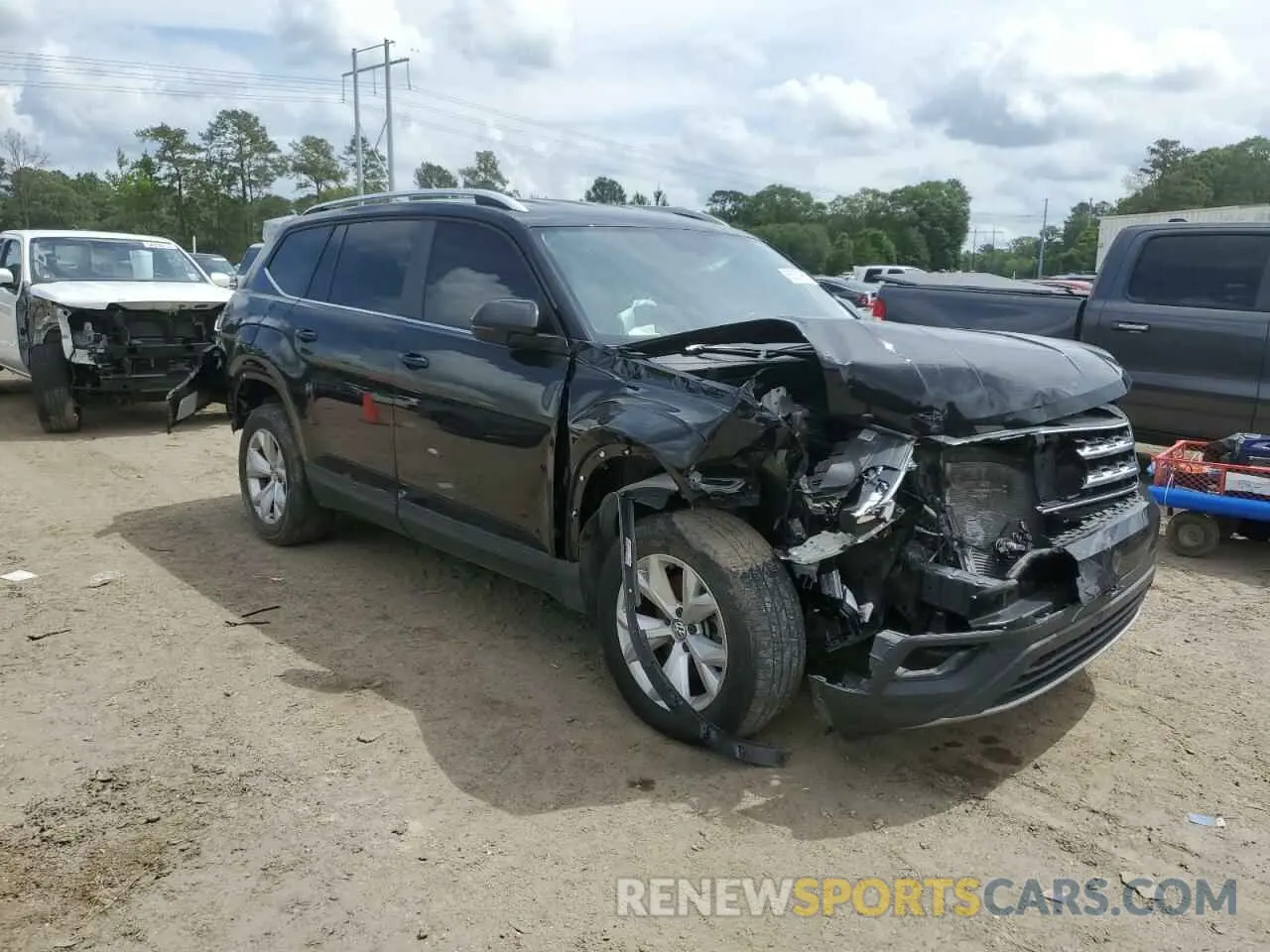 4 Фотография поврежденного автомобиля 1V2DR2CA7KC605849 VOLKSWAGEN ATLAS 2019