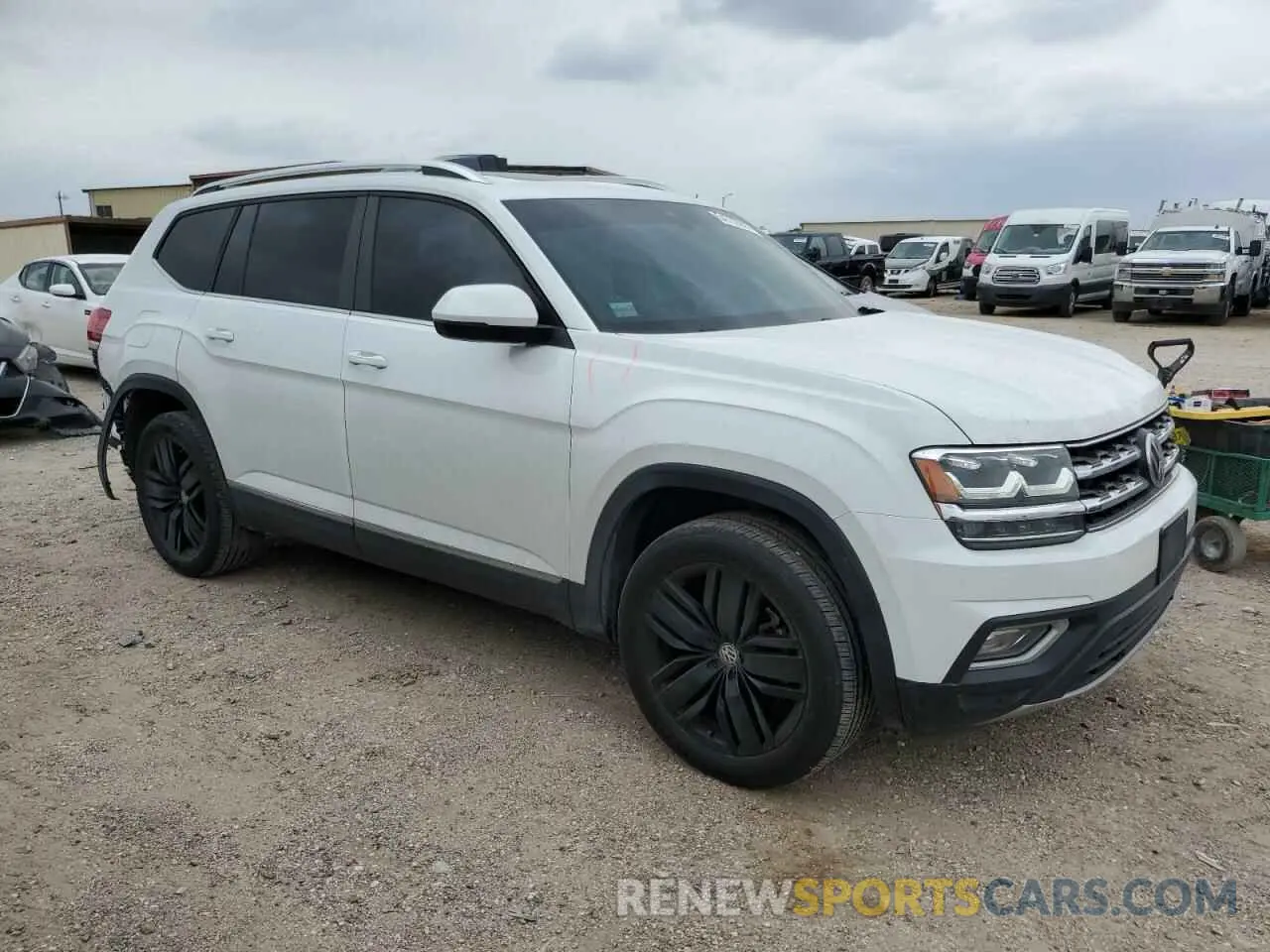 4 Фотография поврежденного автомобиля 1V2ER2CA0KC593693 VOLKSWAGEN ATLAS 2019
