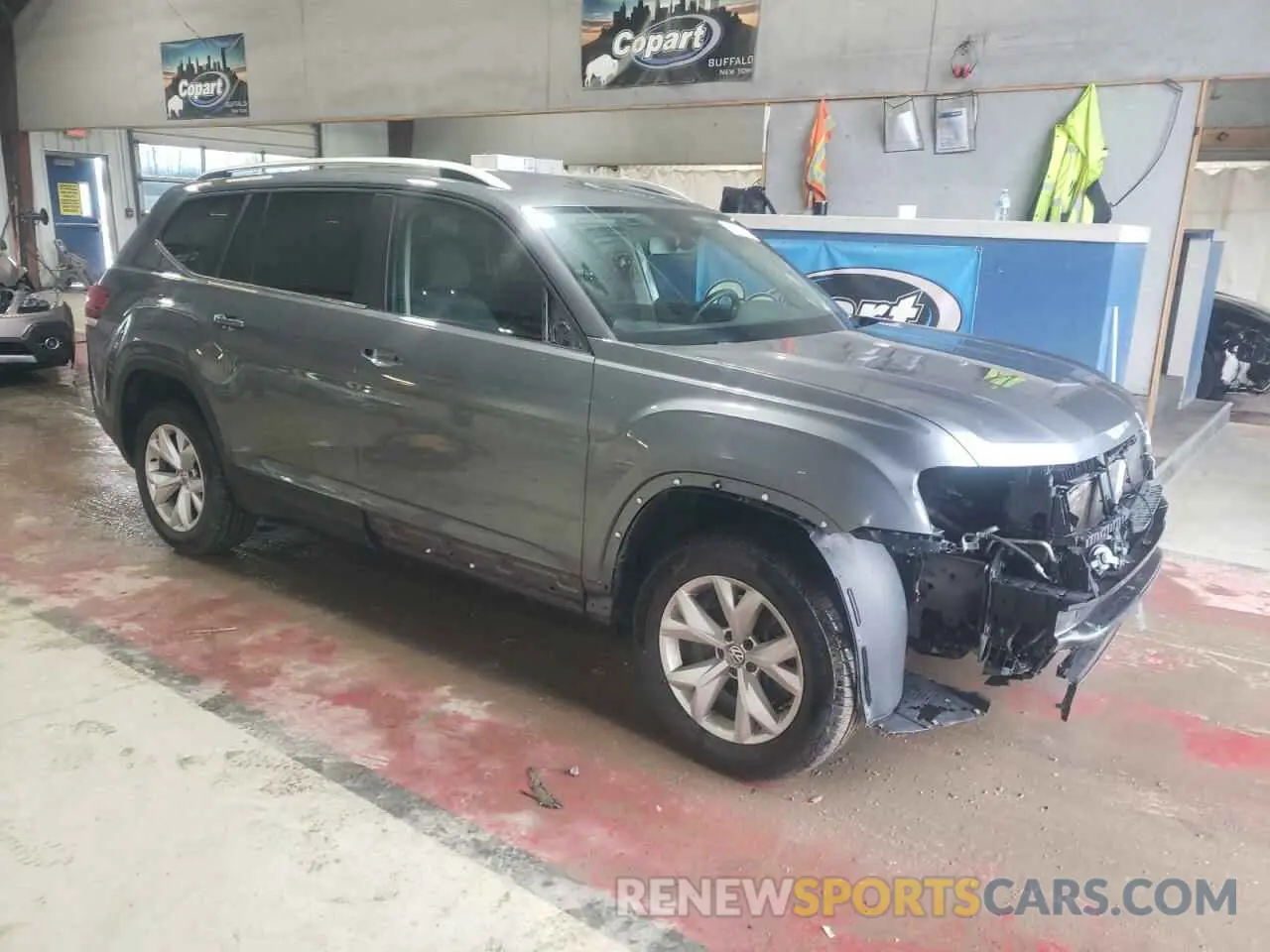 4 Фотография поврежденного автомобиля 1V2GR2CA0KC607973 VOLKSWAGEN ATLAS 2019