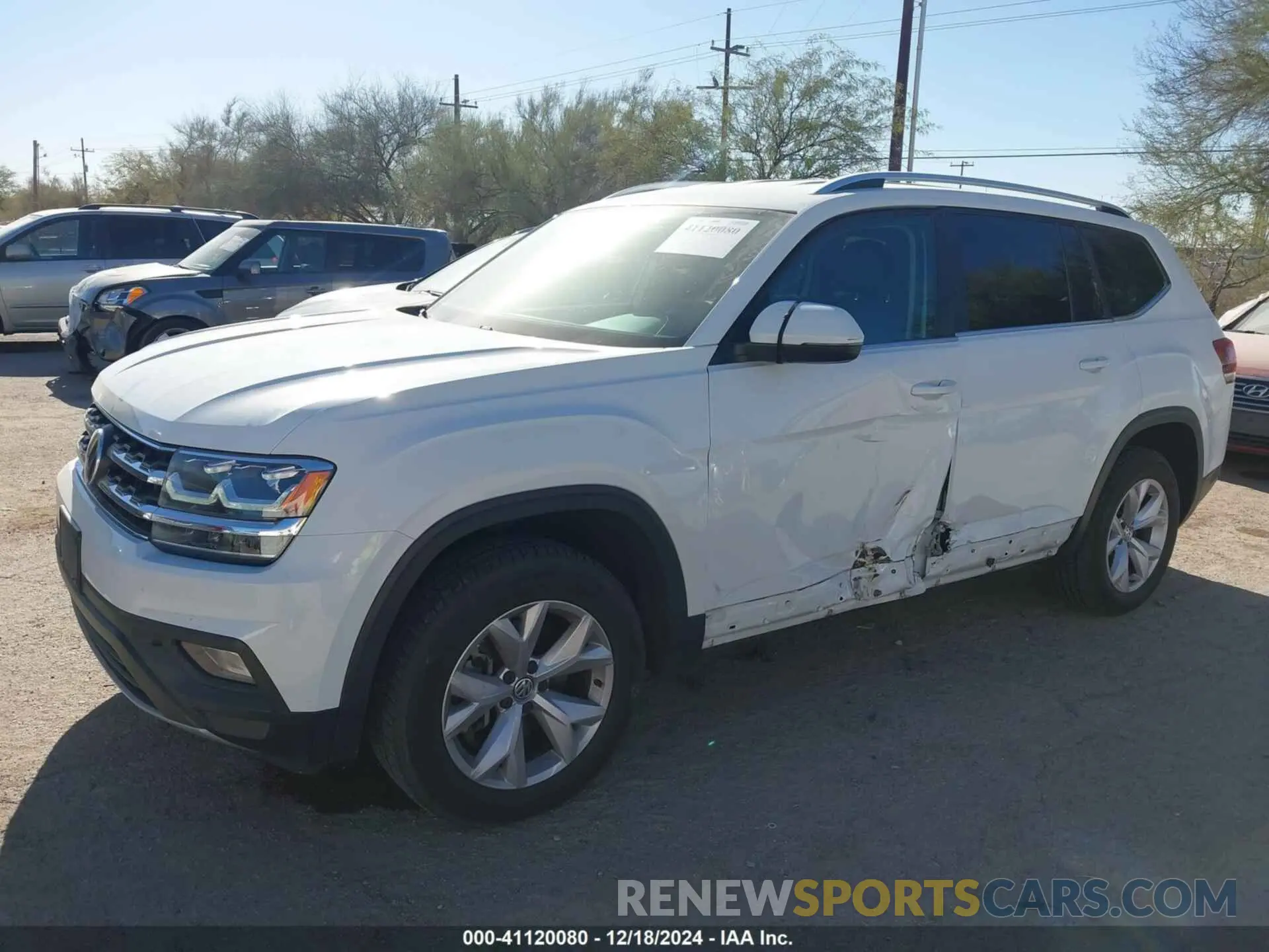 6 Фотография поврежденного автомобиля 1V2LR2CA0KC548163 VOLKSWAGEN ATLAS 2019