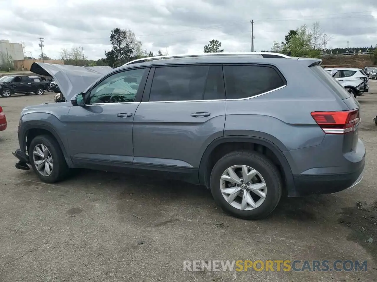 2 Photograph of a damaged car 1V2LR2CA2KC607570 VOLKSWAGEN ATLAS 2019